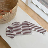 ［ninibello］Tammy stripe cardigan