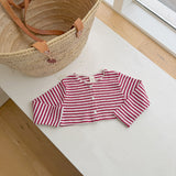 ［ninibello］Tammy stripe cardigan