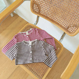 ［ninibello］Tammy stripe cardigan