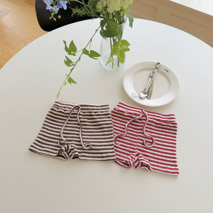 ［ninibello］Tammy stripe short pants