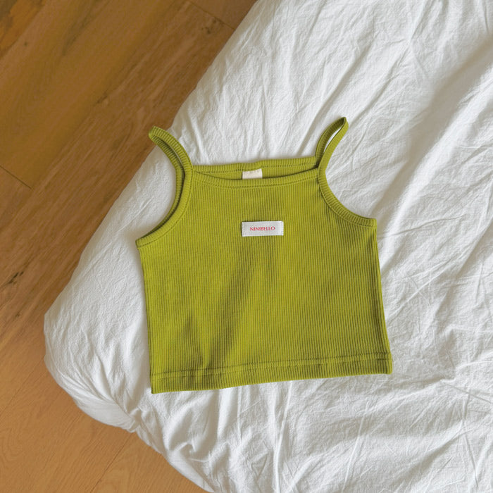 ［ninibello］Bib rib camisole