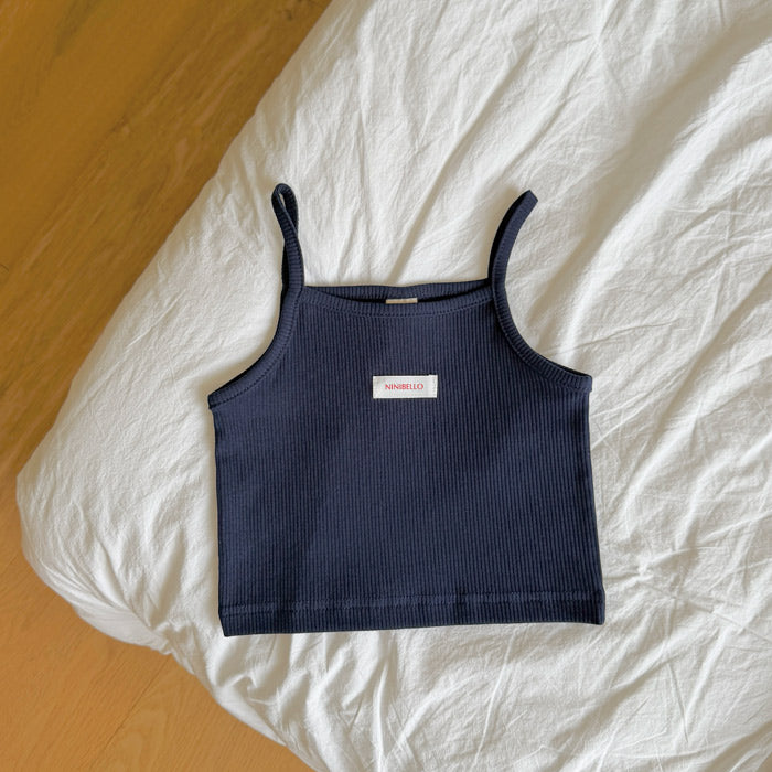 ［ninibello］Bib rib camisole