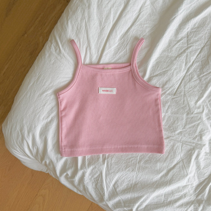 ［ninibello］Bib rib camisole