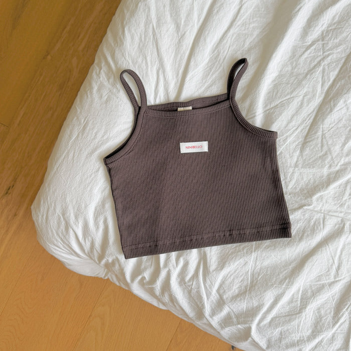 ［ninibello］Bib rib camisole