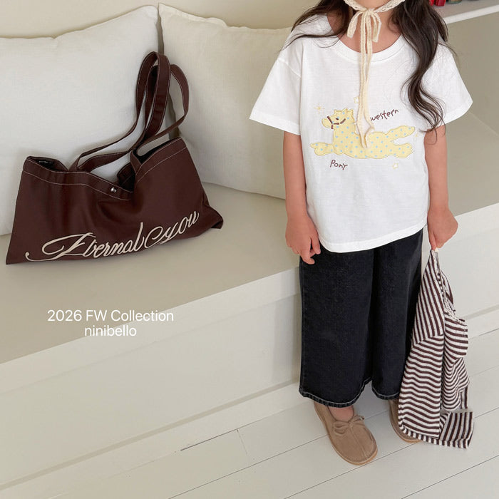 ［ninibello］Western short sleeve tee
