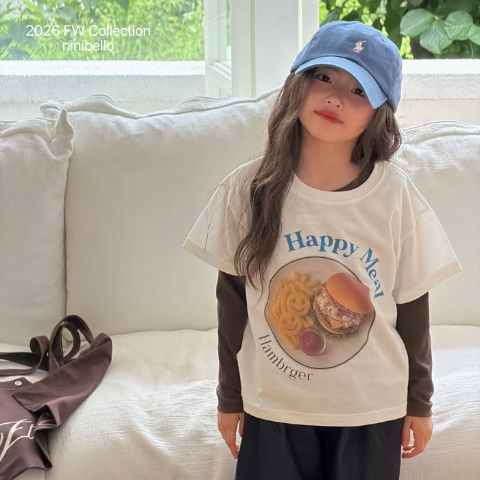 ［ninibello］Bib rib tee