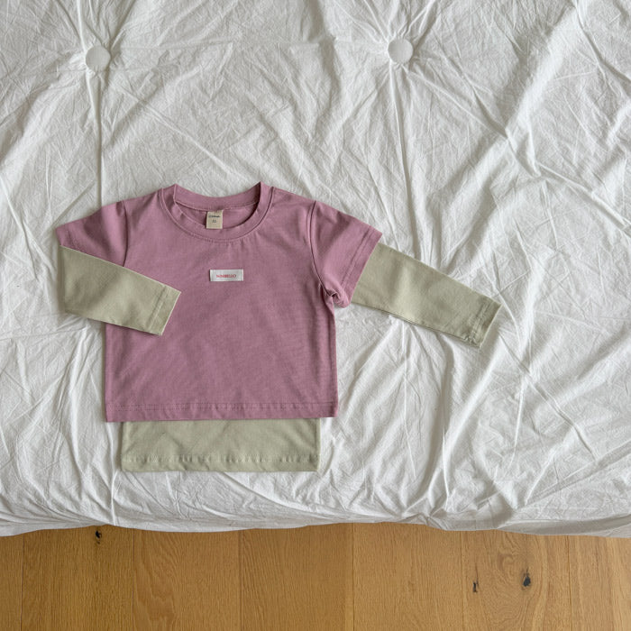 ［ninibello］Layered tee set