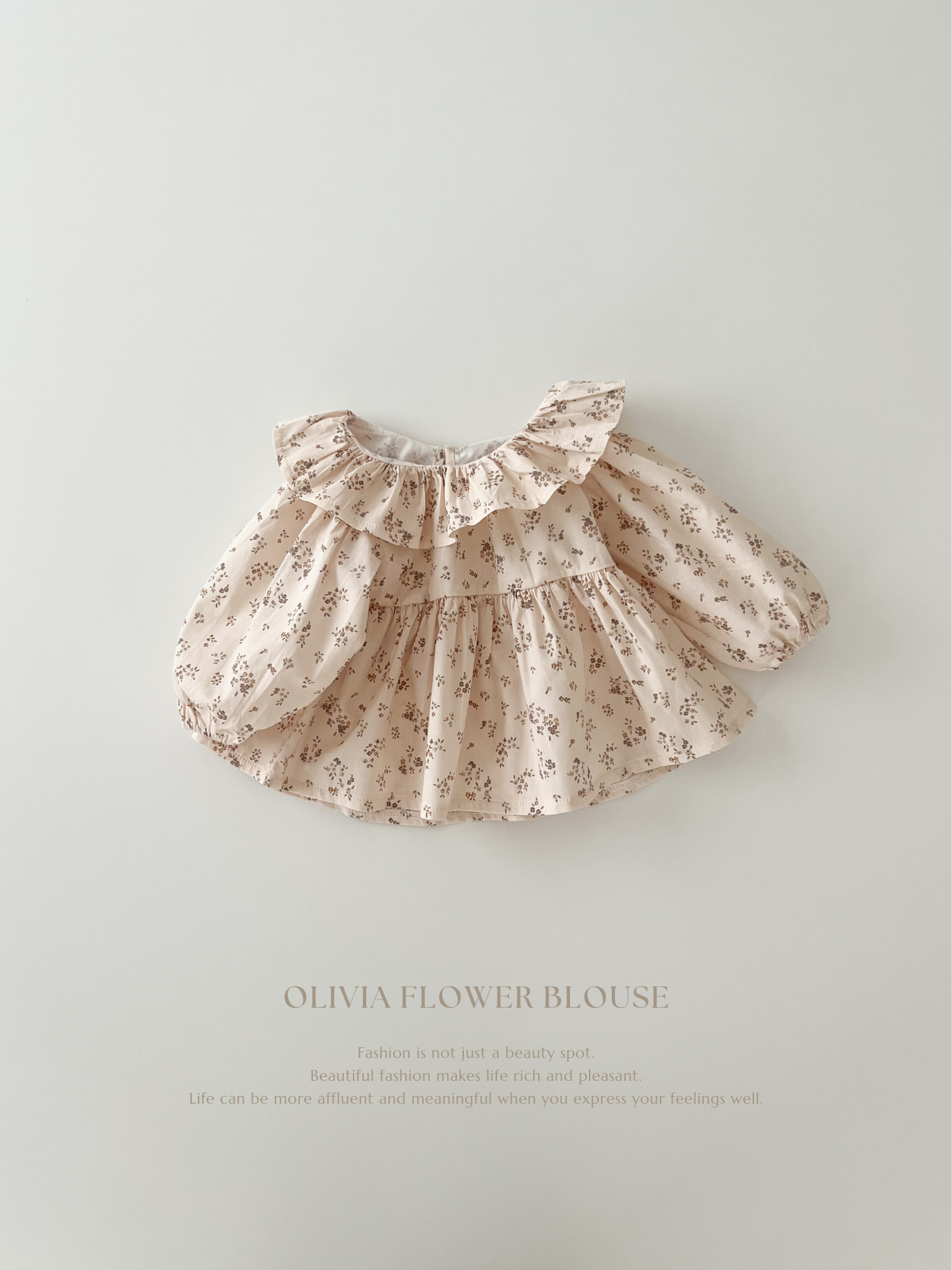 Olivia flower blouse