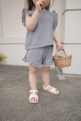 Romantic ribbon frill set