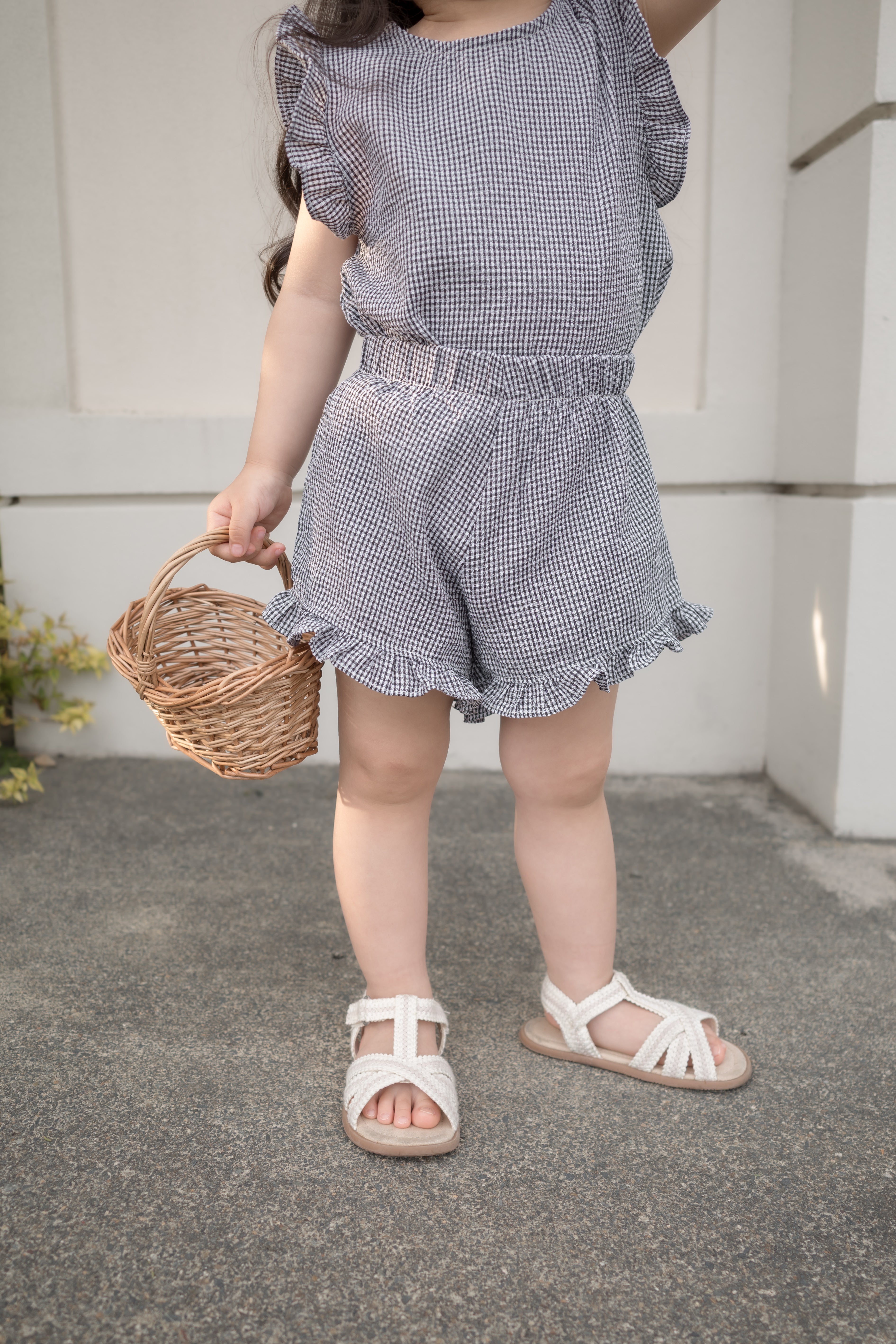 Romantic ribbon frill set