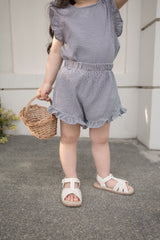 Romantic ribbon frill set