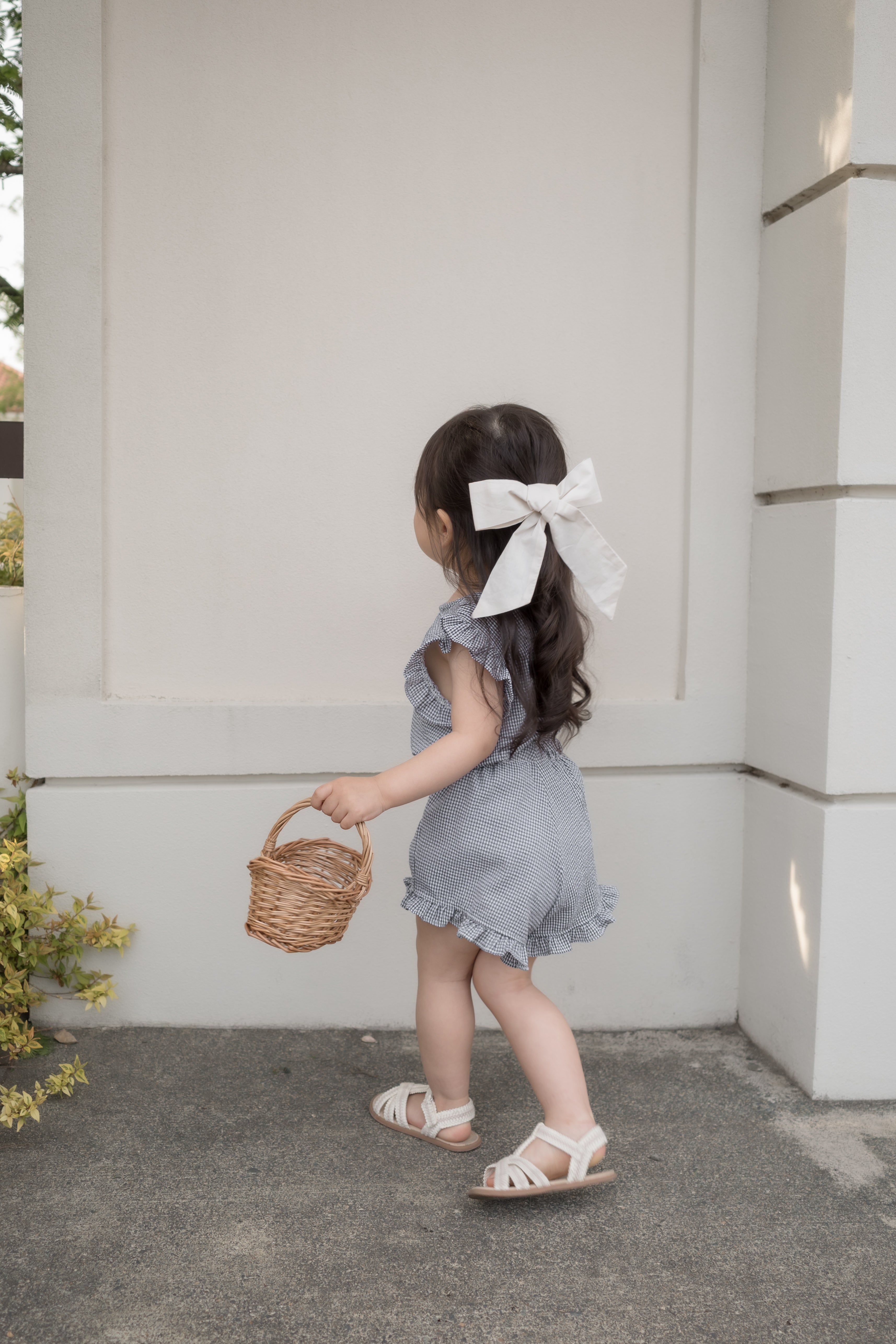 Romantic ribbon frill set