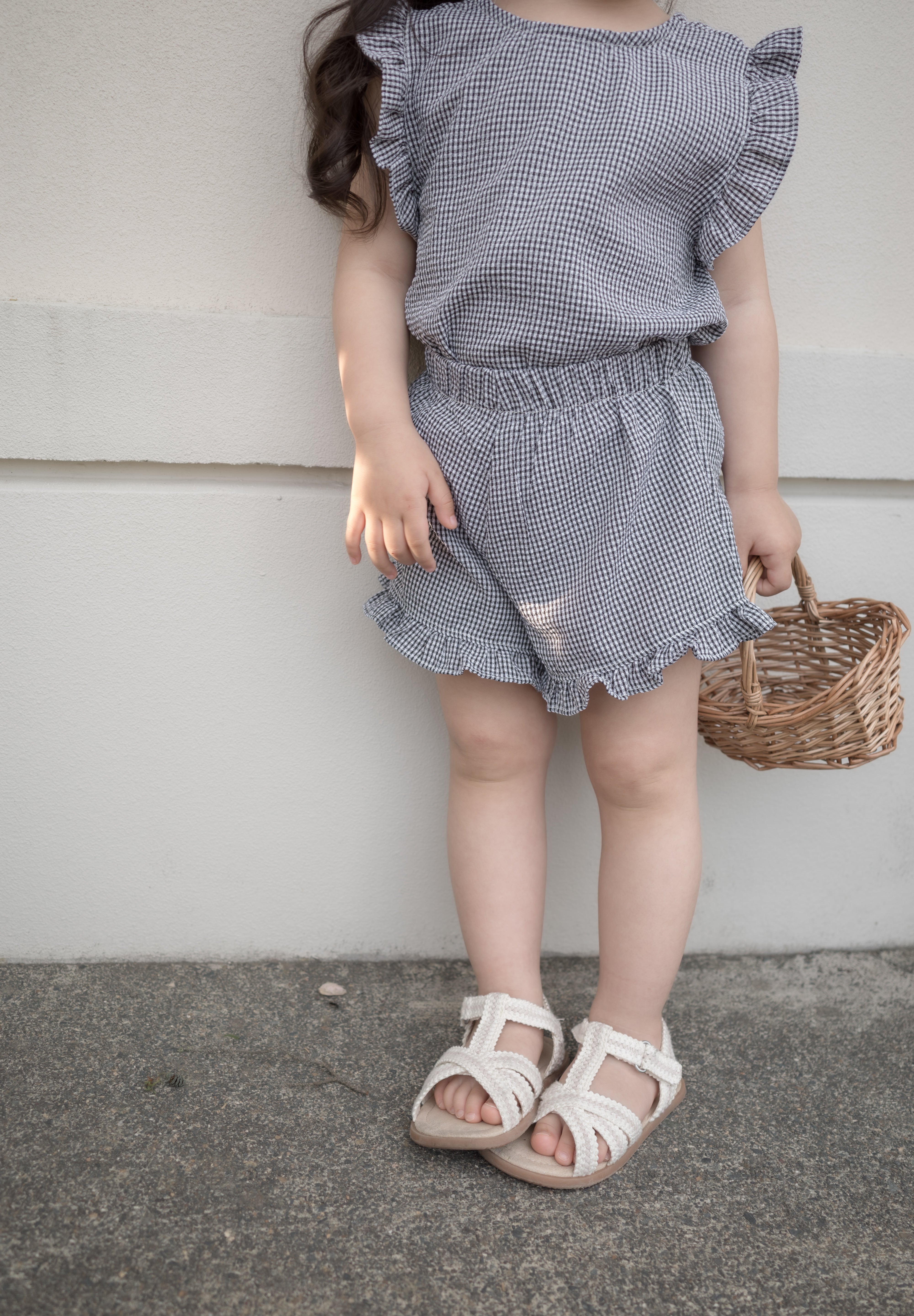 Romantic ribbon frill set
