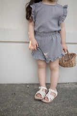 Romantic ribbon frill set