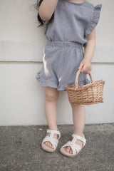 Romantic ribbon frill set