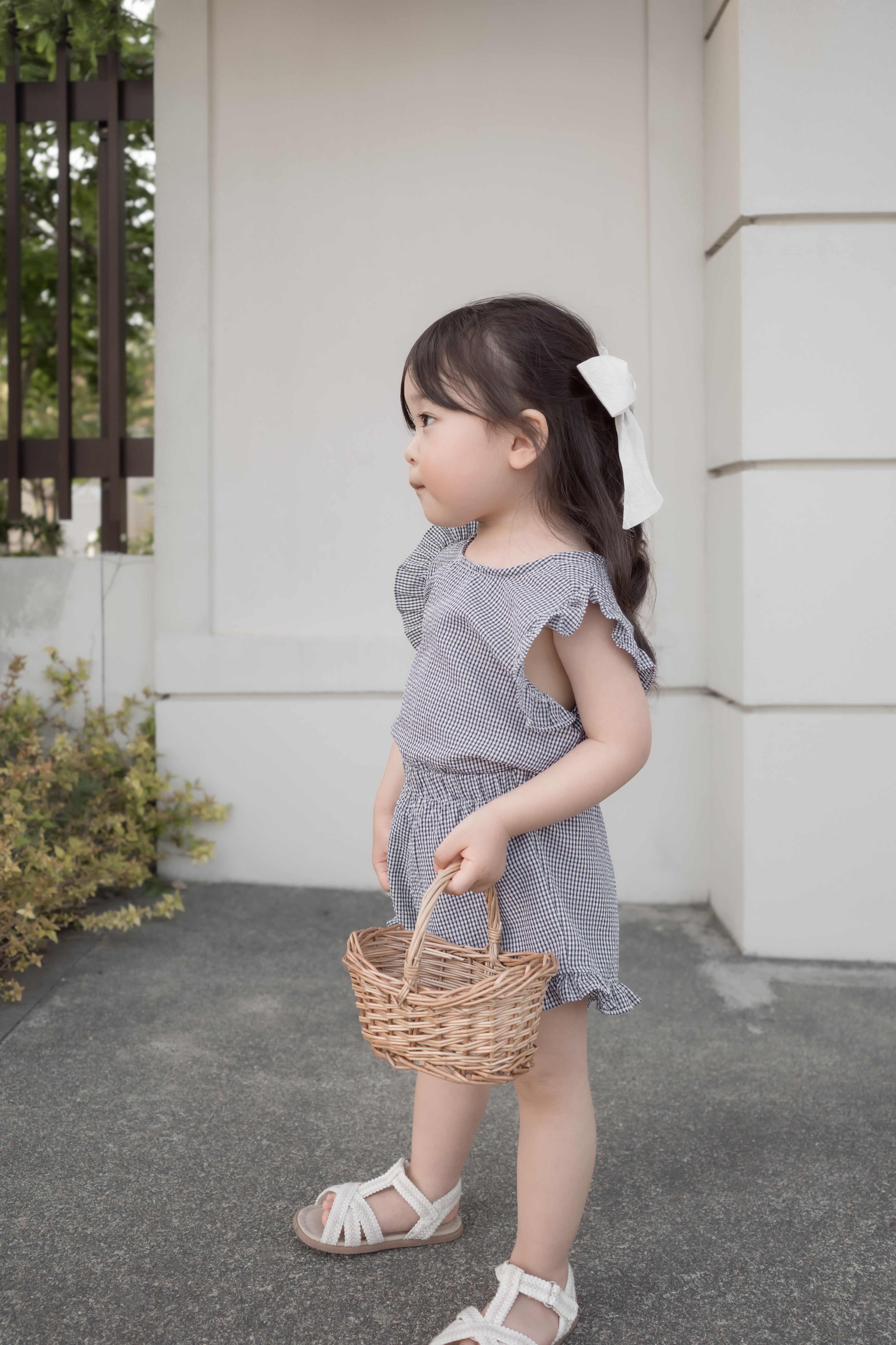Romantic ribbon frill set