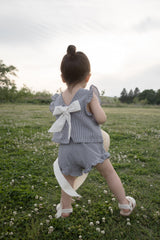 Romantic ribbon frill set