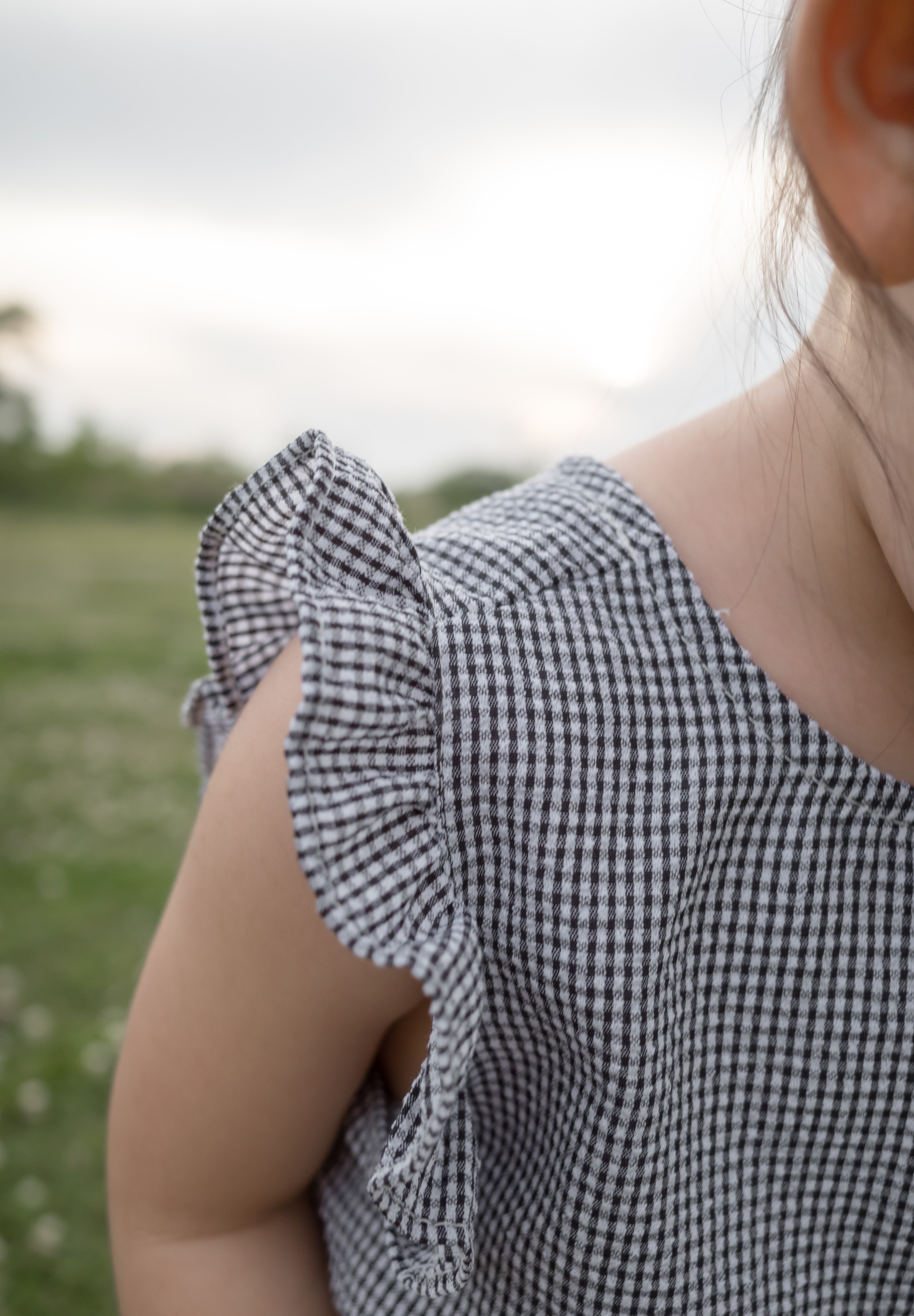 Romantic ribbon frill set