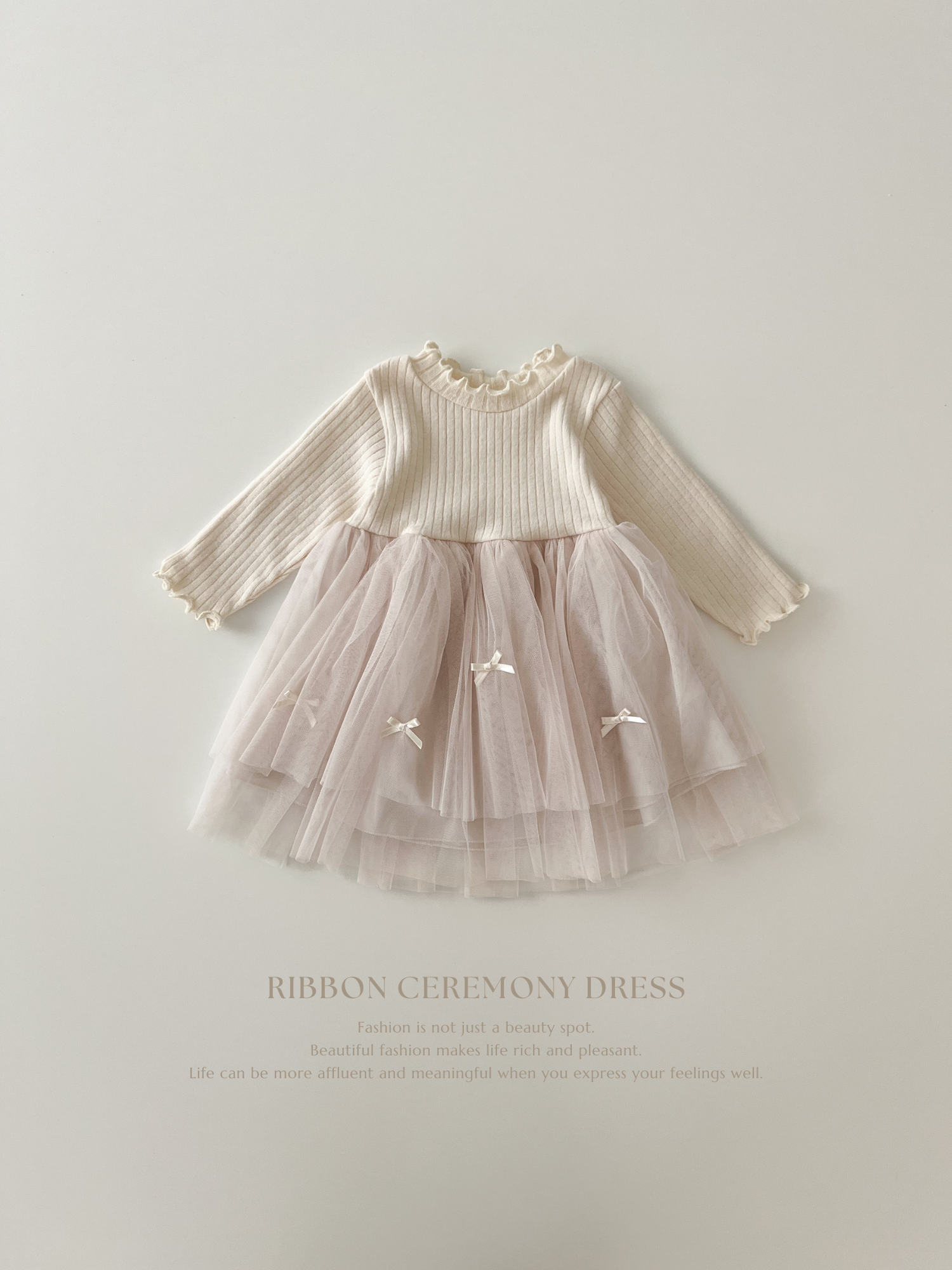 Ribbon ceremony dress