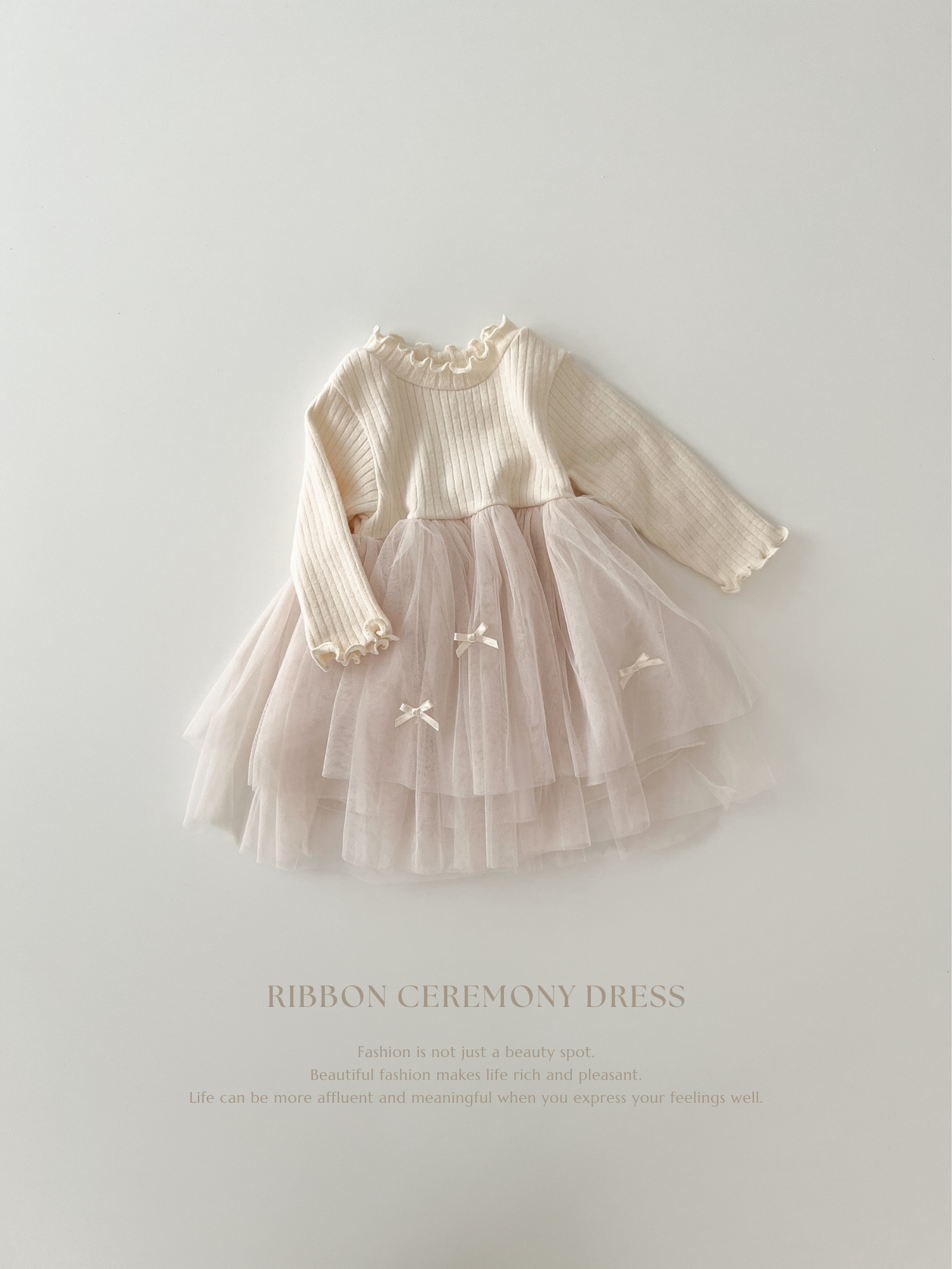 Ribbon ceremony dress