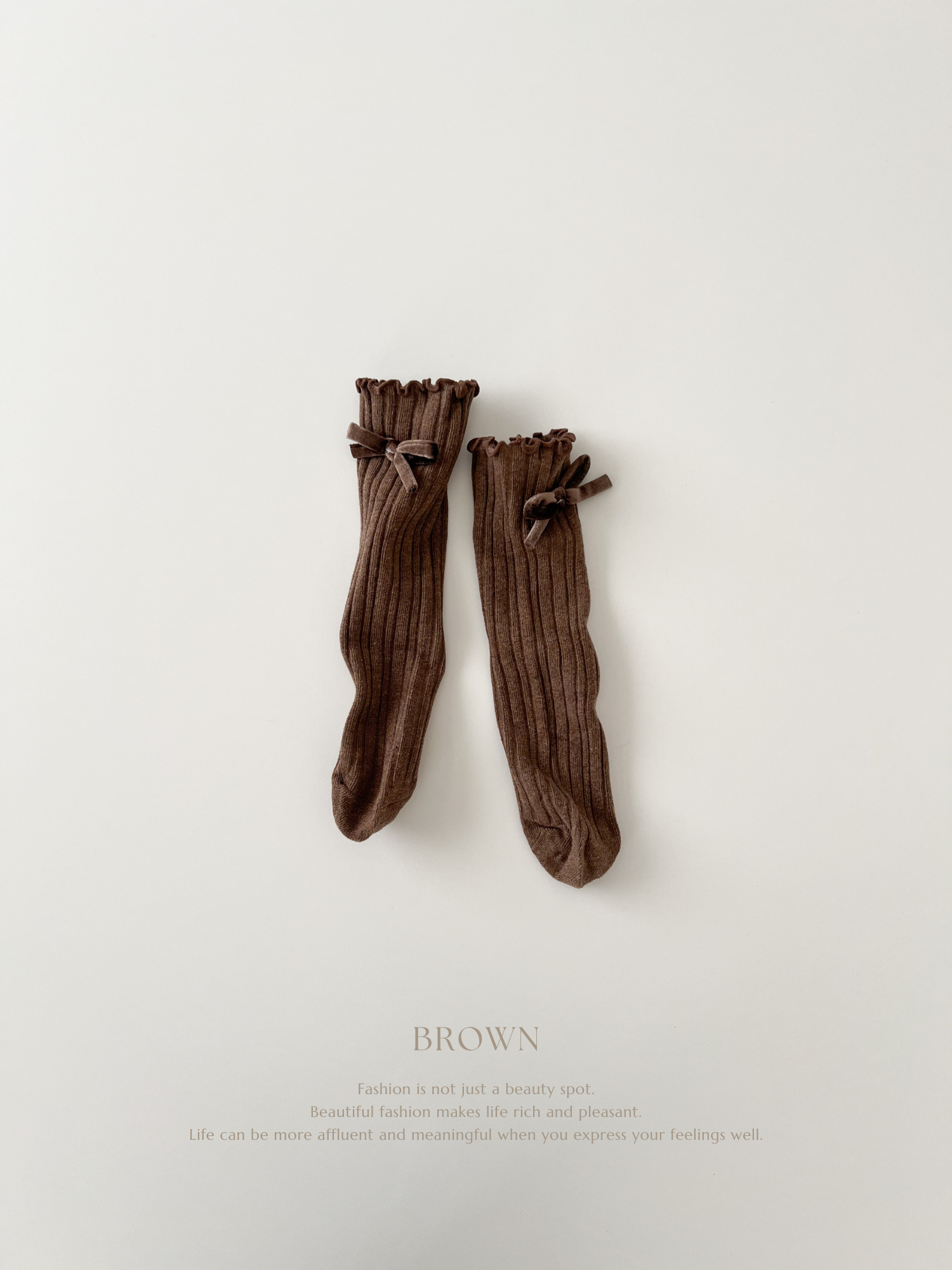 Ribbon mellow socks