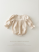 Romantic ribbon rompers