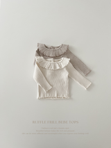 Ruffle frill bebe tops