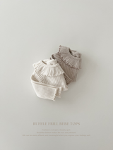 Ruffle frill bebe tops