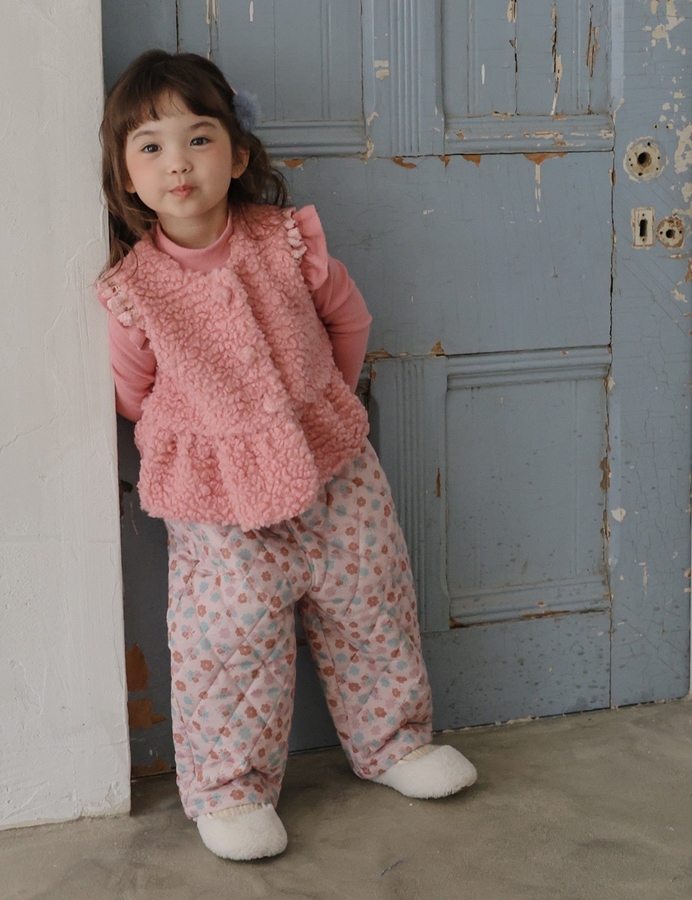 [FLO] Daisy quilting pants