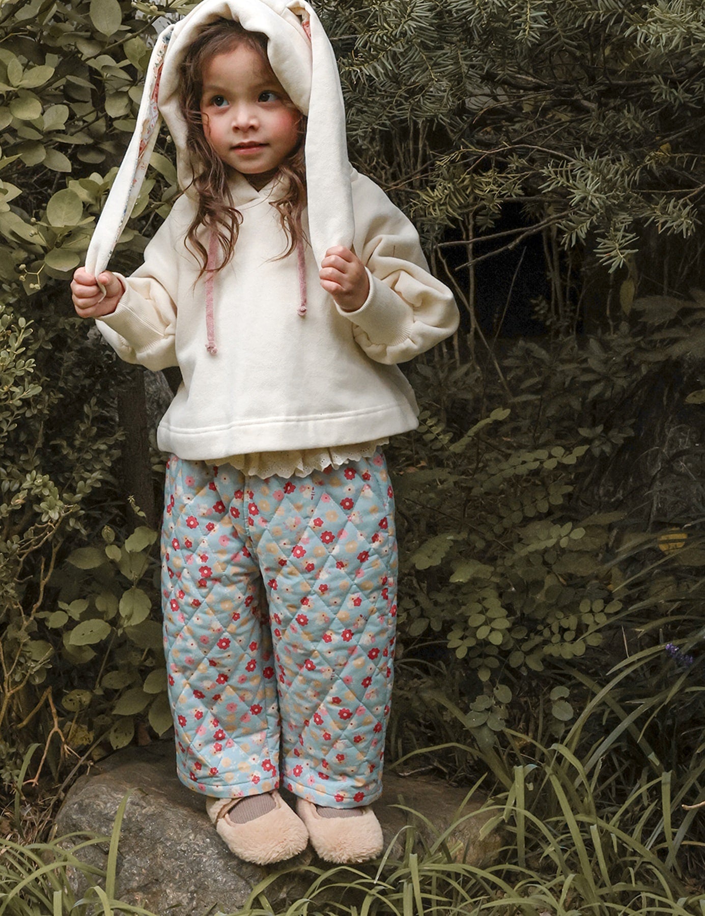 [FLO] Daisy quilting pants