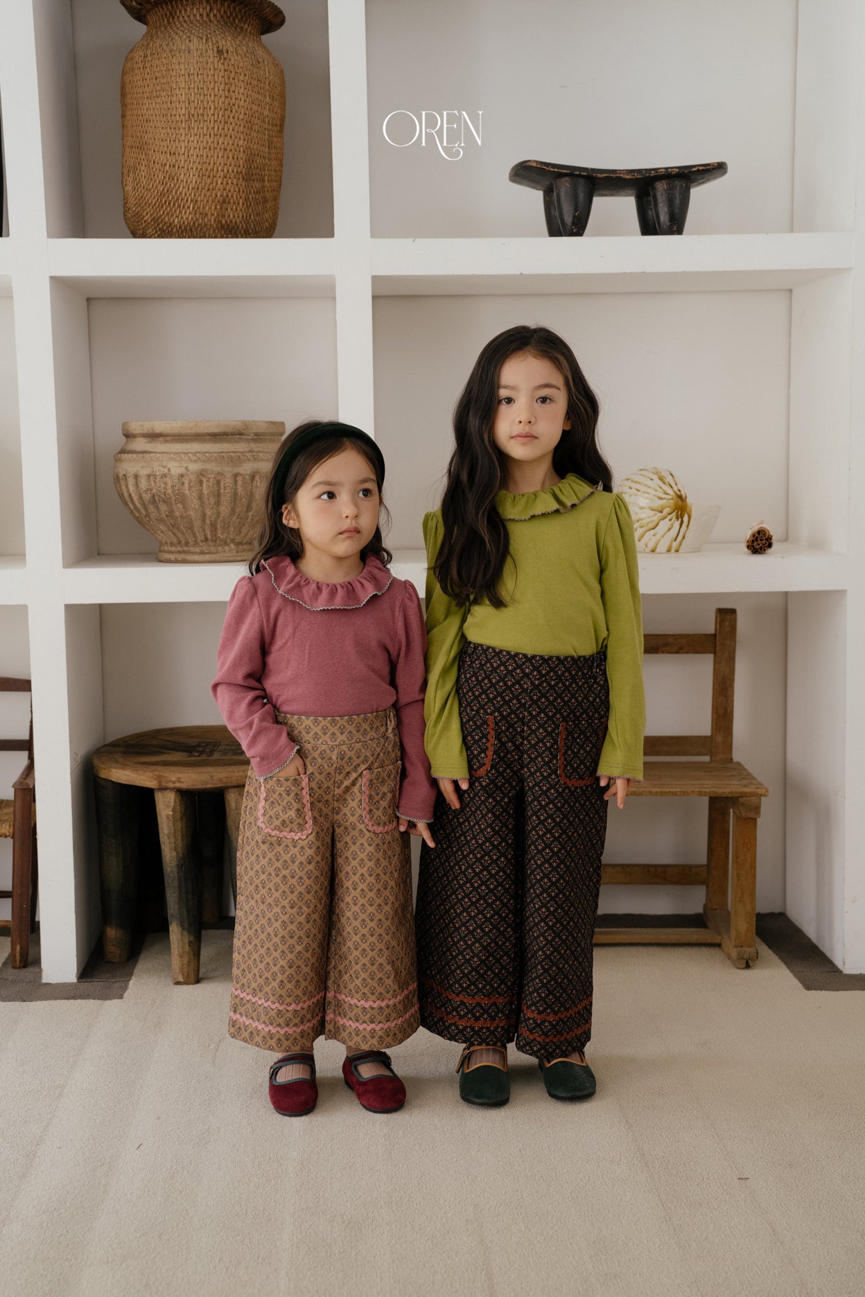 [OREN] Mareyu jabara padded pants(1oz)