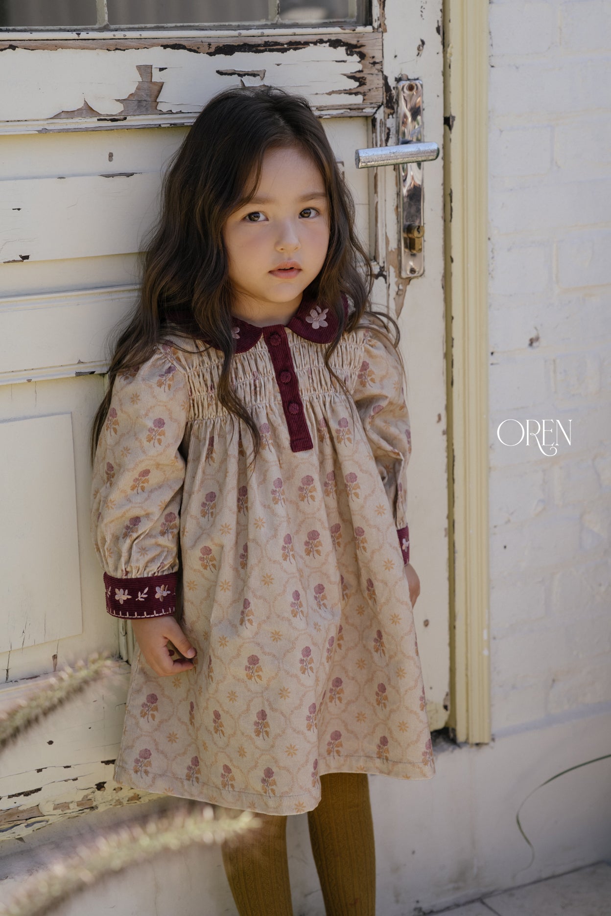 [OREN] Camila contrast dress