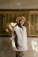 [OREN] Shirley sherpa fur vest