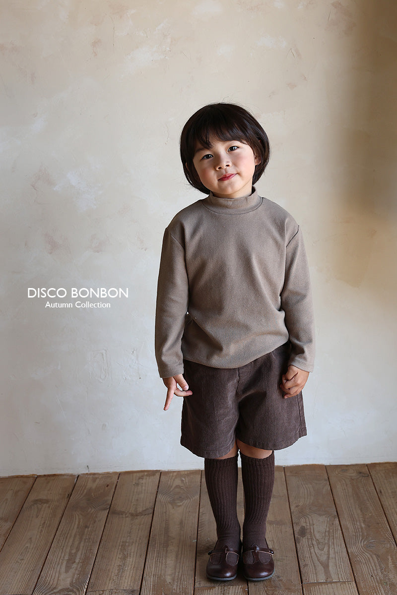 ［DISCO BONBON］Corduroy span short pants