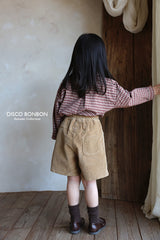 ［DISCO BONBON］Corduroy span short pants