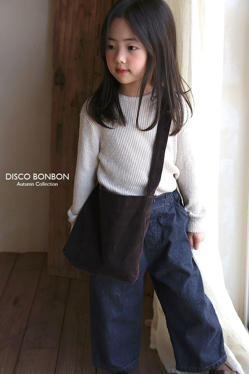 ［DISCO BONBON］Rib knit tops