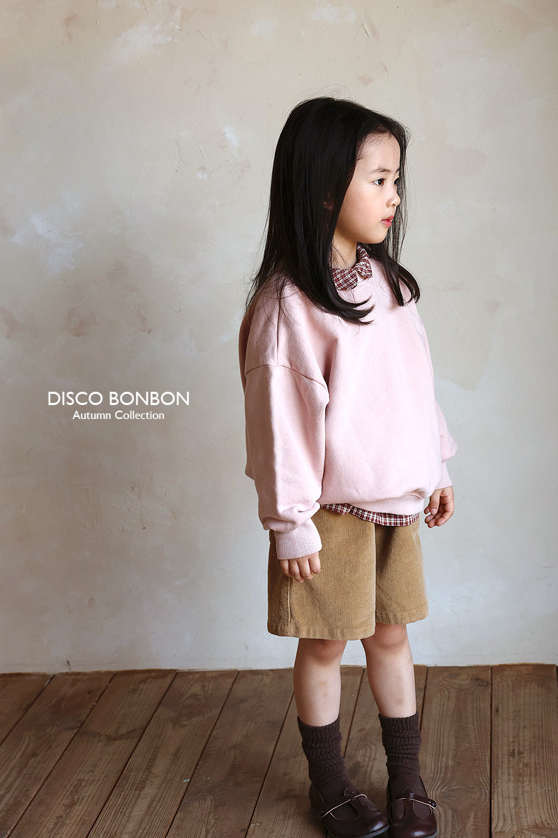 ［DISCO BONBON］Corduroy span short pants