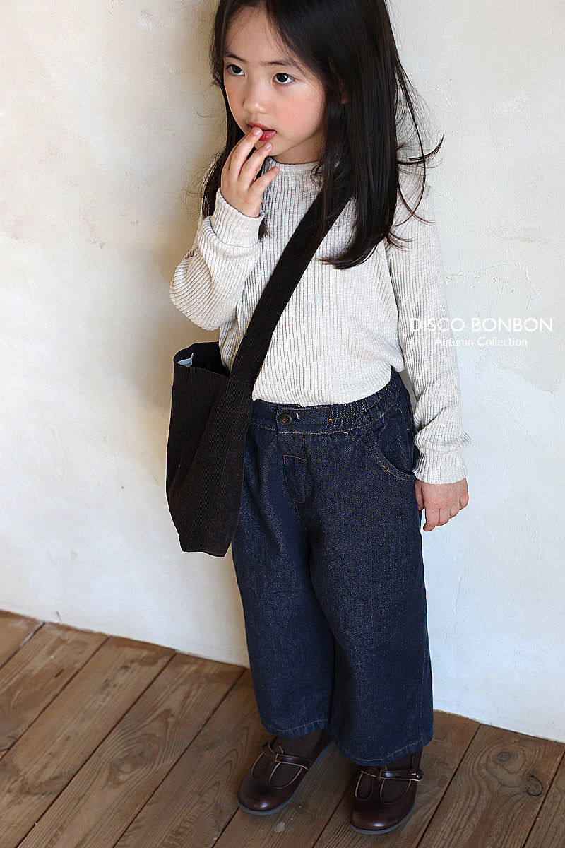 ［DISCO BONBON］Rib knit tops