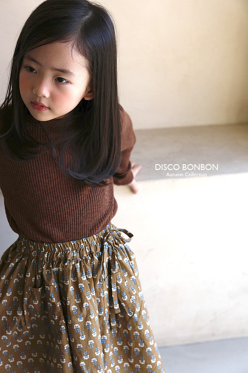 ［DISCO BONBON］Ribbon tie skirt