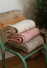 [FLO] Milk knit muffler