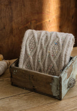 [FLO] Milk knit muffler