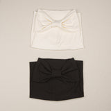 ［peekaboo］Ribbon maternity stretch pants (short)