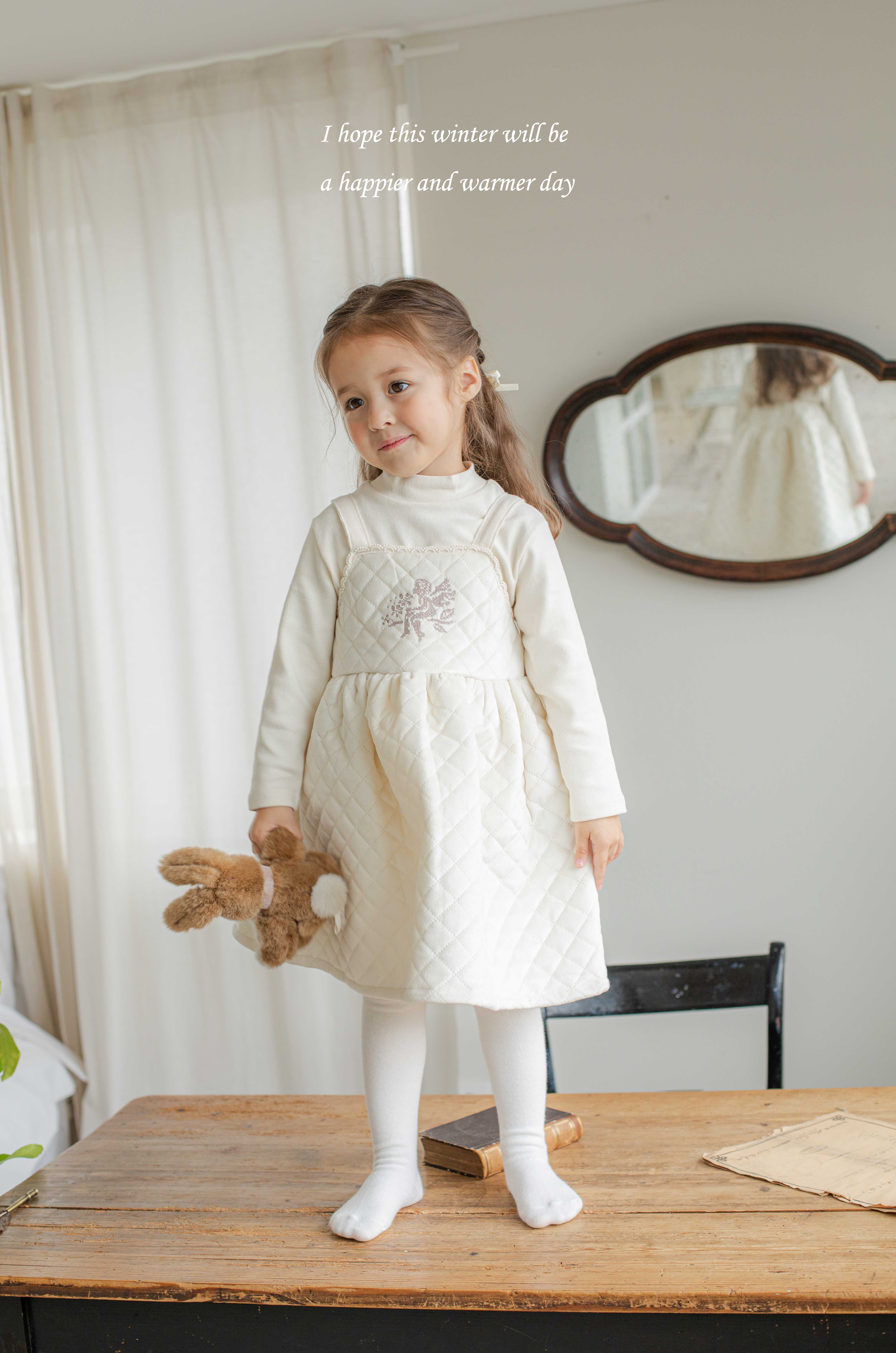 ［mkids］Dia quilting one-piece