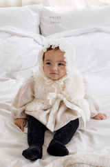 ［mkids］Soft frill bonnet