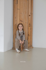 ［mkids］Billy check collar blouse