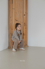 ［mkids］Billy check collar blouse