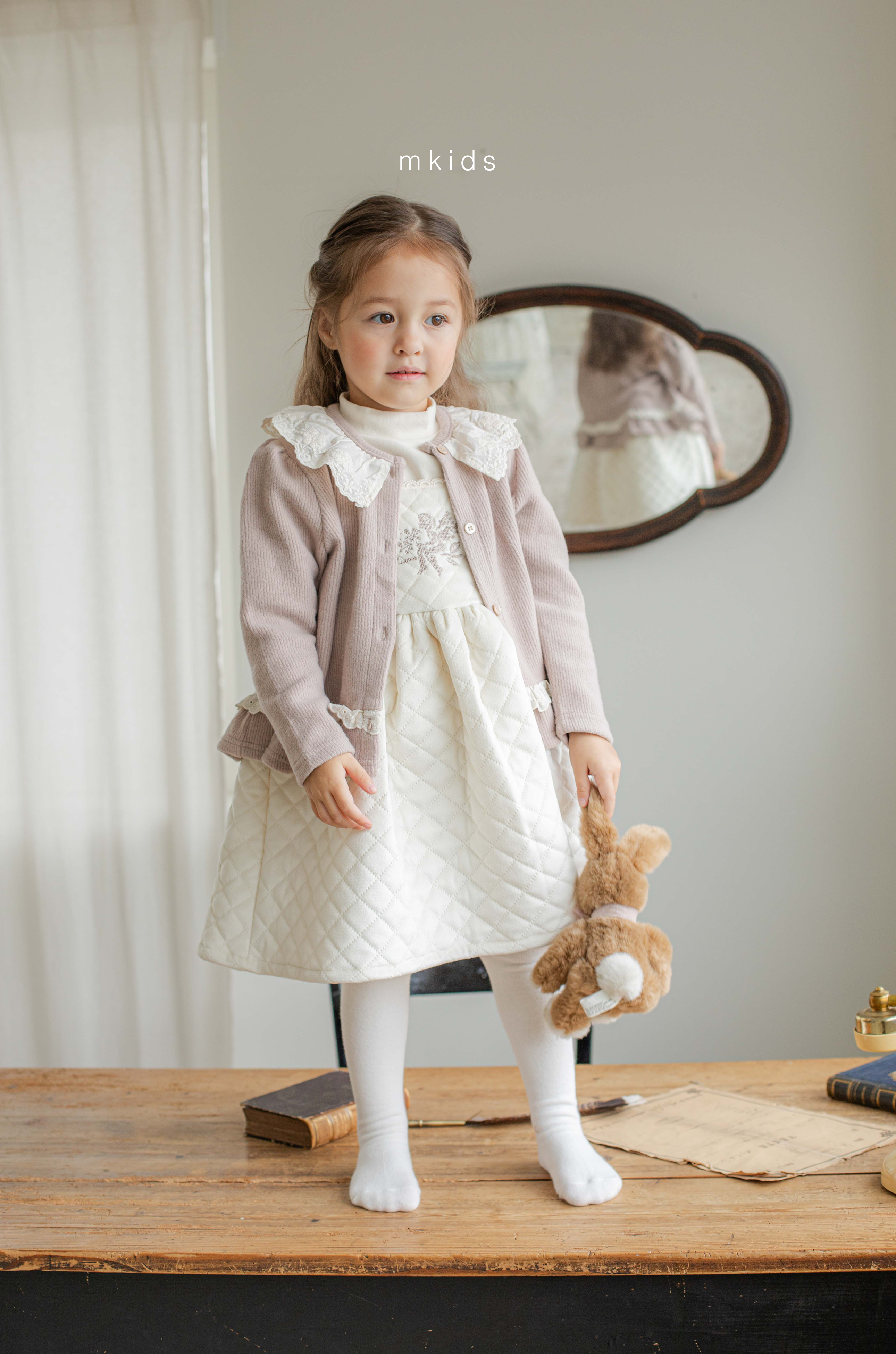 ［mkids］Dia quilting one-piece