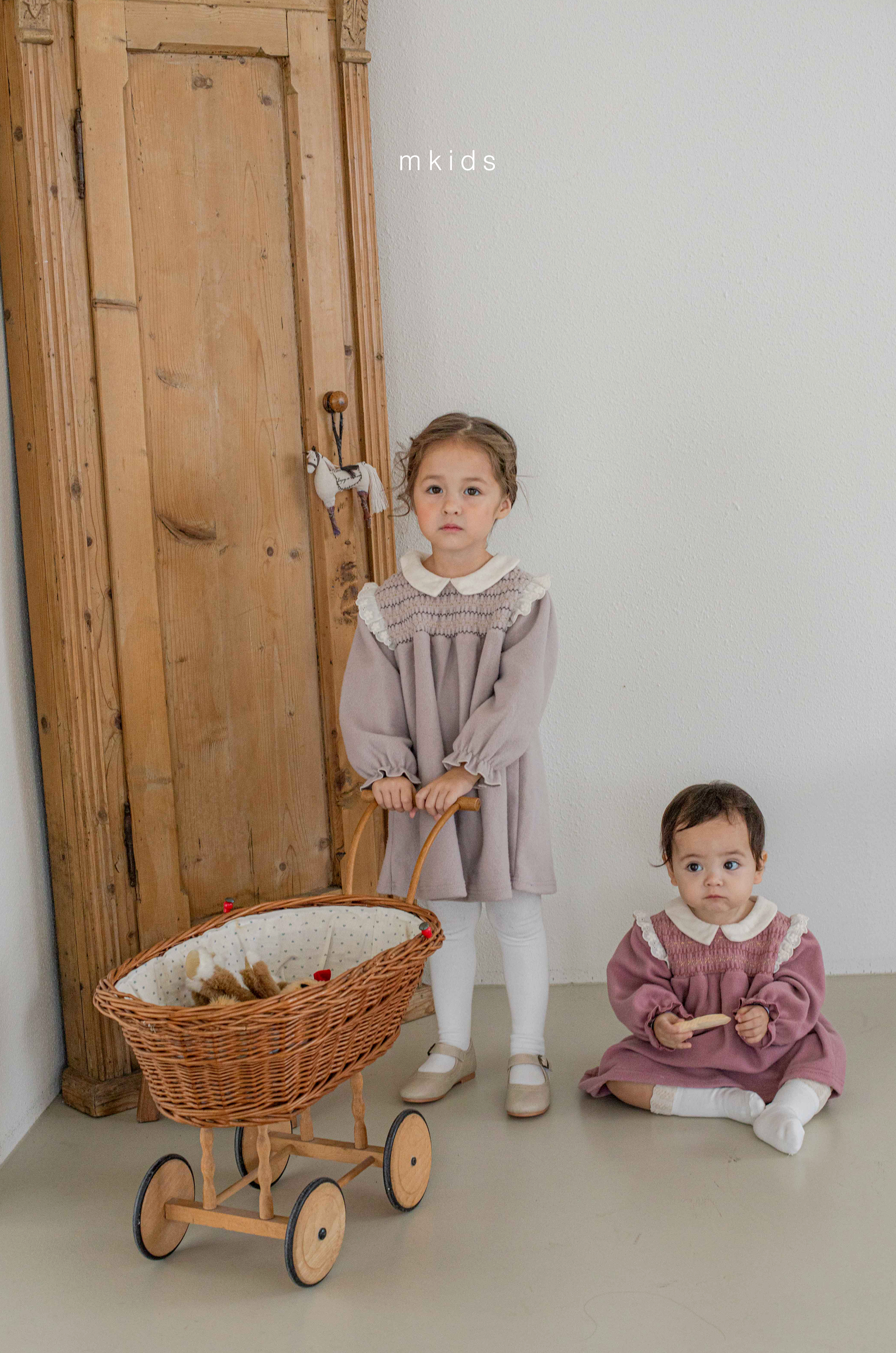 ［mkids］Shallot cancan one-piece