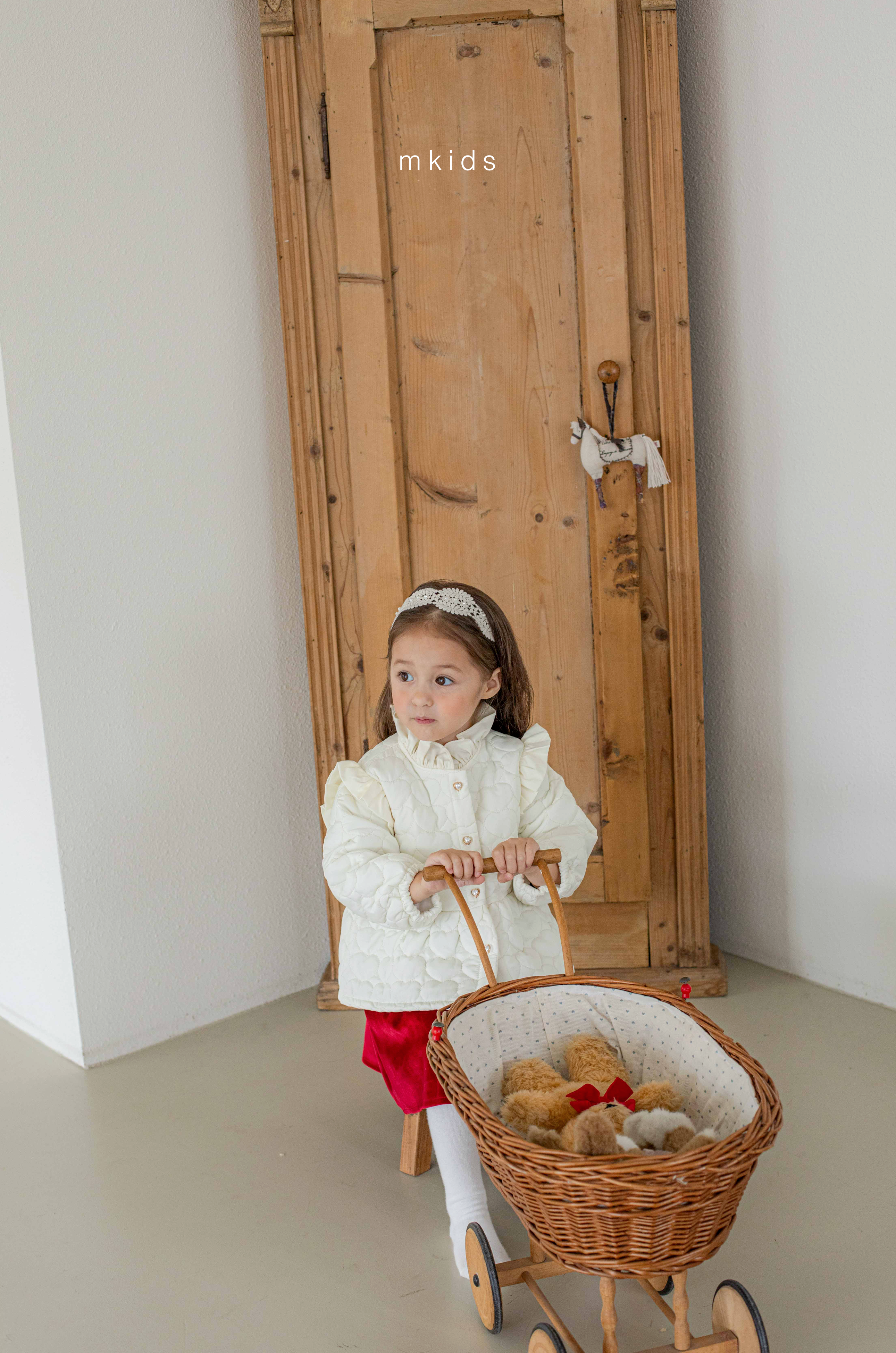 ［mkids］Love you quilting jacket