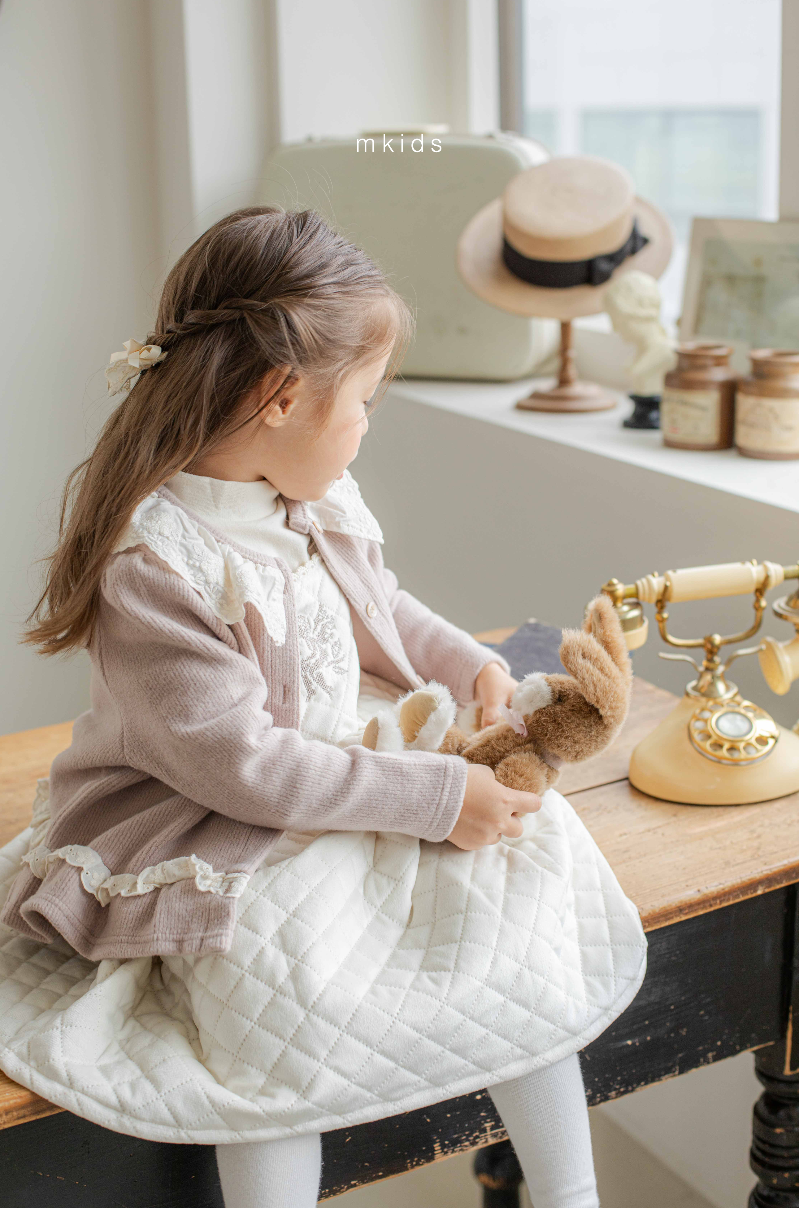 ［mkids］Dia quilting one-piece